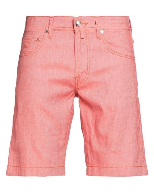 Jacob Cohen Pink Denim Shorts for men