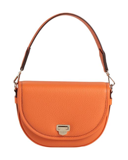 Moreau Paris Orange Handbag Leather
