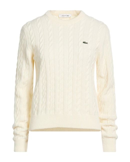 Pullover Lacoste de color Natural