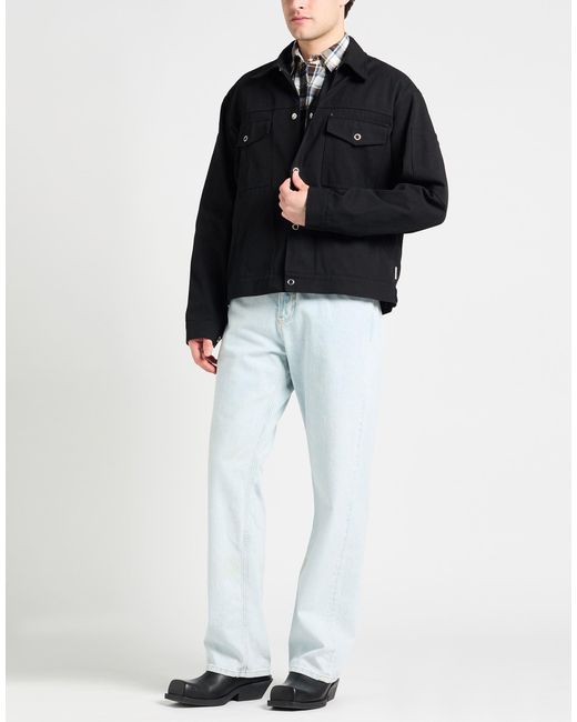 Acne Black Jacket Cotton, Polyester for men