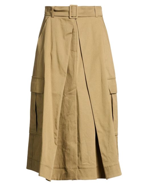 Kaos Natural Midi Skirt