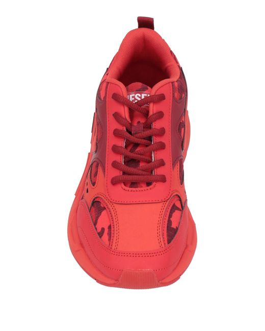 DIESEL Red Trainers for men