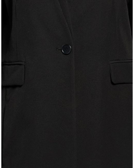 Liu Jo Black Blazer Polyester, Elastane