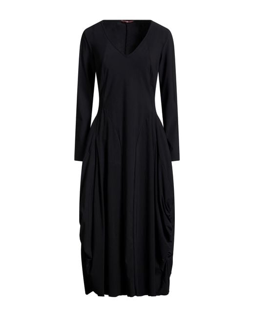 High Black Midi Dresses
