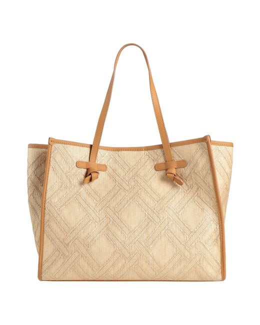 Gianni Chiarini Natural Marcella Club -- Tan Handbag Textile Fibers