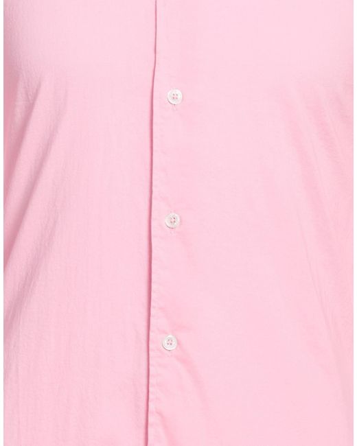 Fedeli Pink Shirt Cotton, Elastane for men