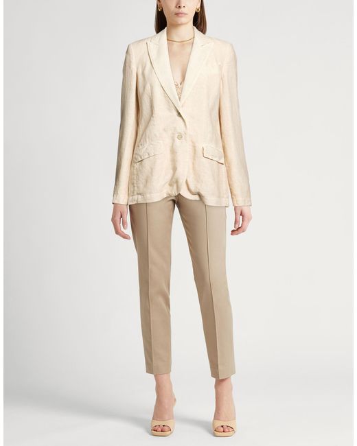 120% Lino Natural Blazer Linen