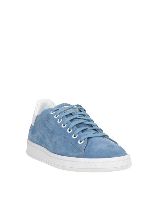 Cerruti 1881 Blue Light Sneakers Calfskin