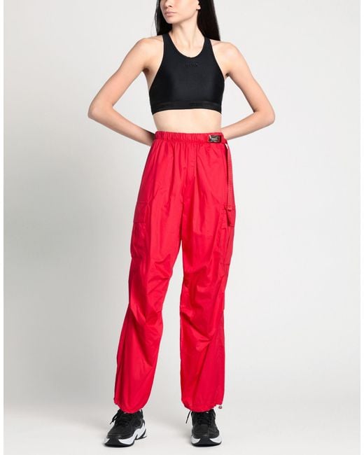 Imperial Red Pants Cotton