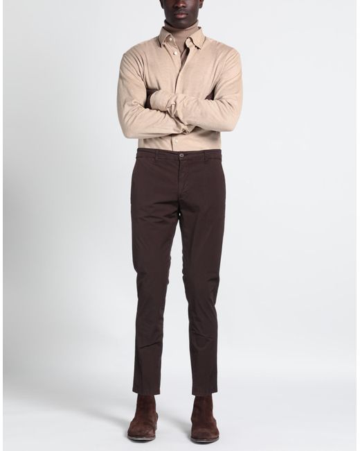 Alpha Studio Brown Trouser for men