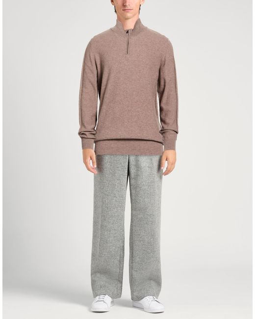 Alpha Studio Brown Turtleneck for men