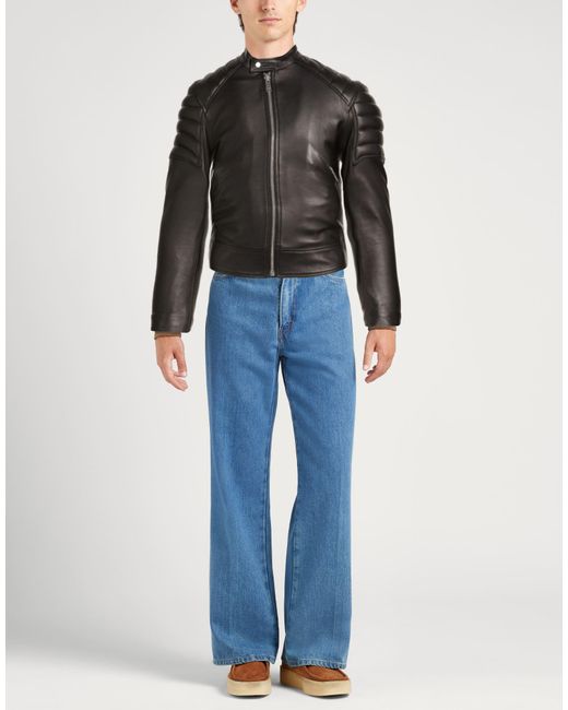 Sandro Black Jacket Lambskin for men