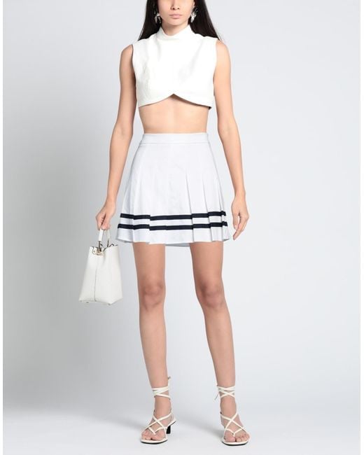 Silvian Heach White Mini Skirt