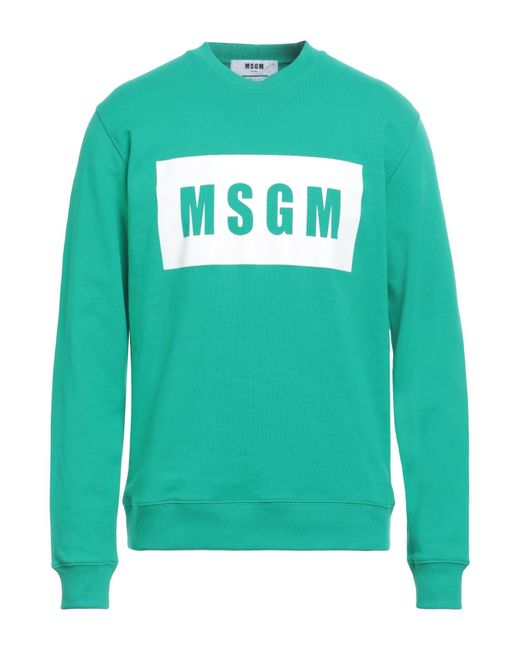 MSGM Sweatshirt in Green für Herren