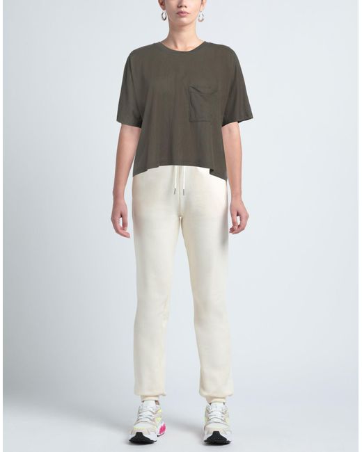 Shirtaporter Gray T-Shirt Viscose, Nylon, Elastane