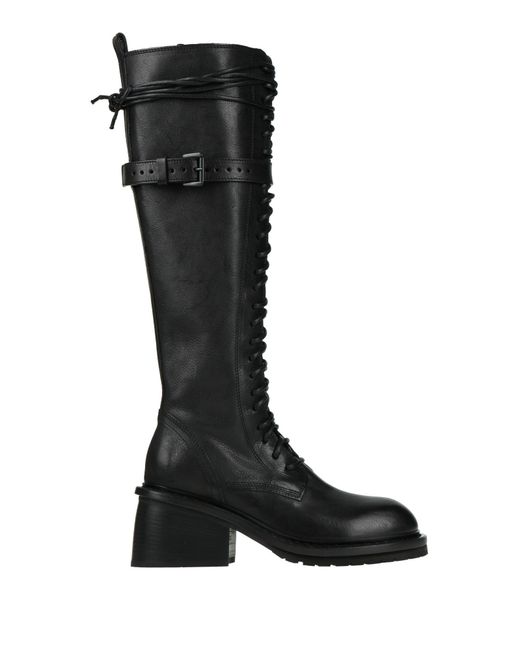 Ann Demeulemeester Black Boot Leather