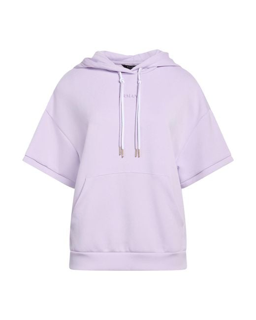 ARMANI EXCHANGE Purple Sweatshirt Polyamide, Viscose, Elastane