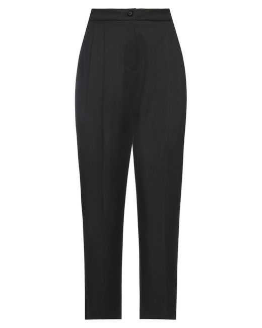 Nora Barth Black Pants Polyester, Viscose, Elastane