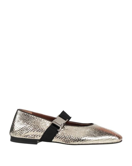 Wales Bonner White Ballet Flats
