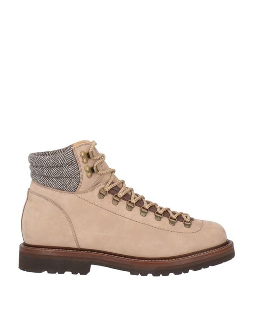Brunello Cucinelli Brown Ankle Boots for men