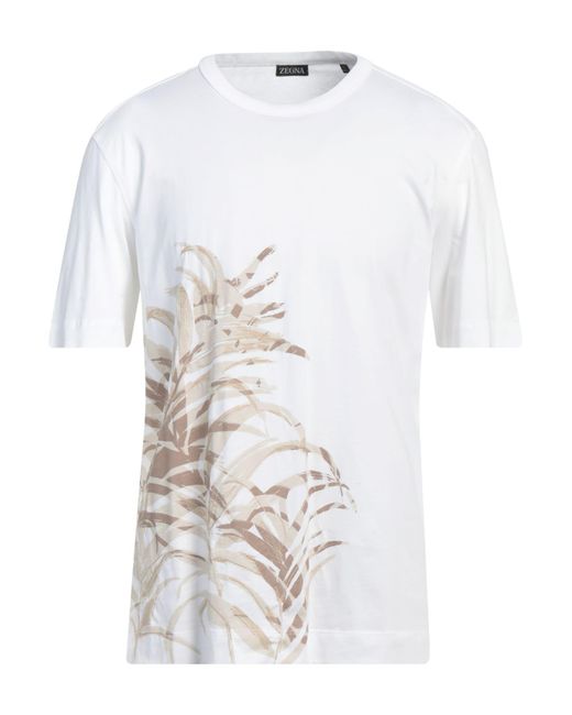 T-shirt di Zegna in White da Uomo