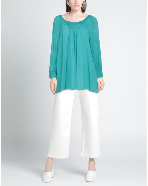 Indress Blue Top Silk, Elastane