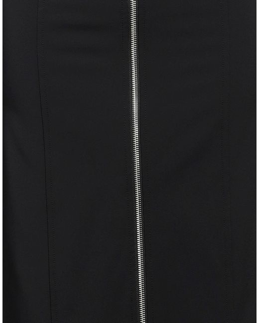Blumarine Black Maxi Dress Polyester, Elastane