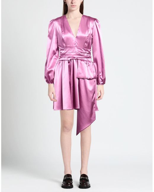 VANESSA SCOTT Pink Mini Dress Polyester
