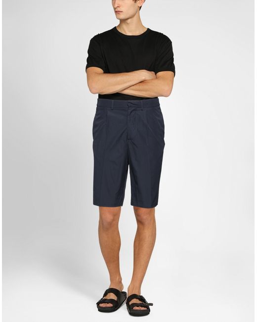 Grifoni Blue Midnight Shorts & Bermuda Shorts Cotton for men