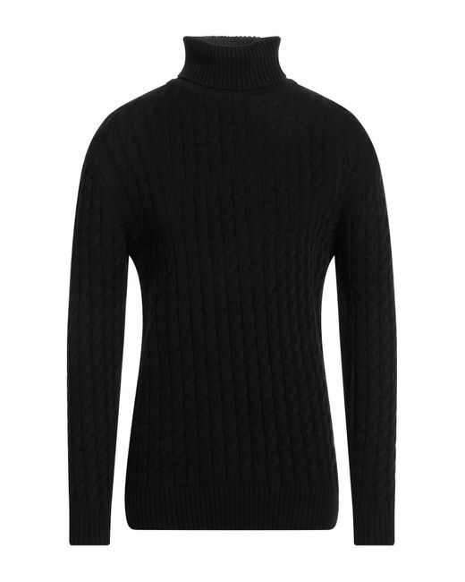 Siviglia Rollkragenpullover in Black für Herren