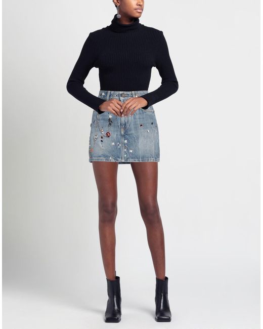 Rabanne Blue Jeansrock