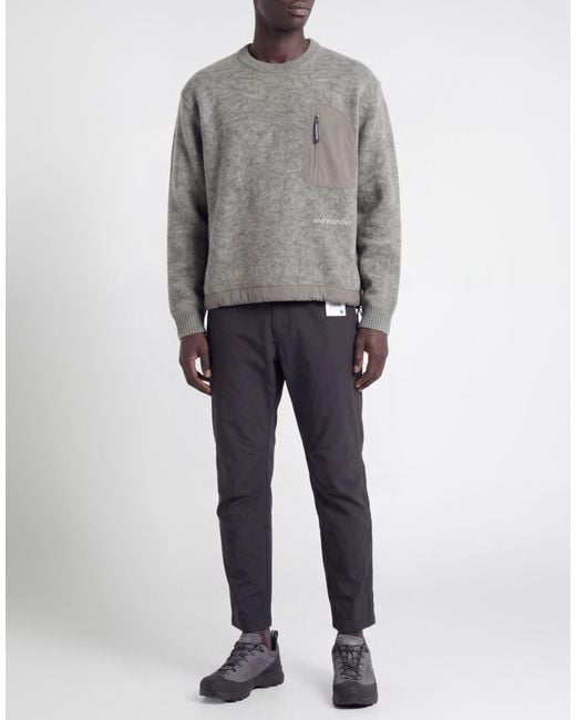 And Wander Pullover in Gray für Herren