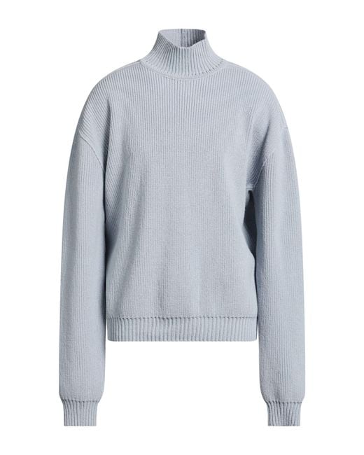 Rick Owens Blue Turtleneck for men