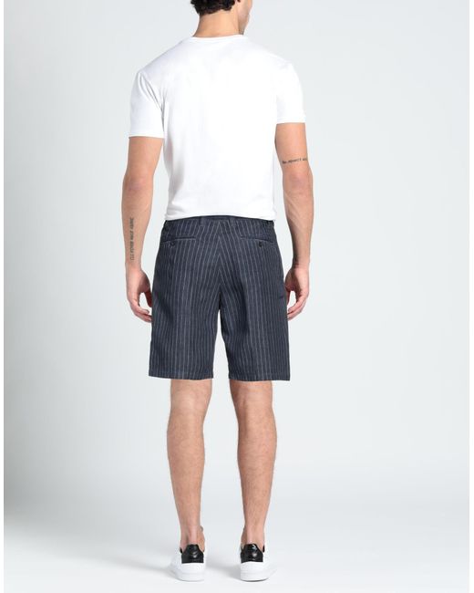 120% Lino Blue Shorts & Bermuda Shorts for men
