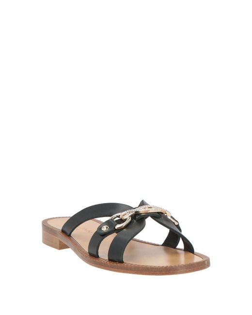 Baldinini Black Sandals Leather