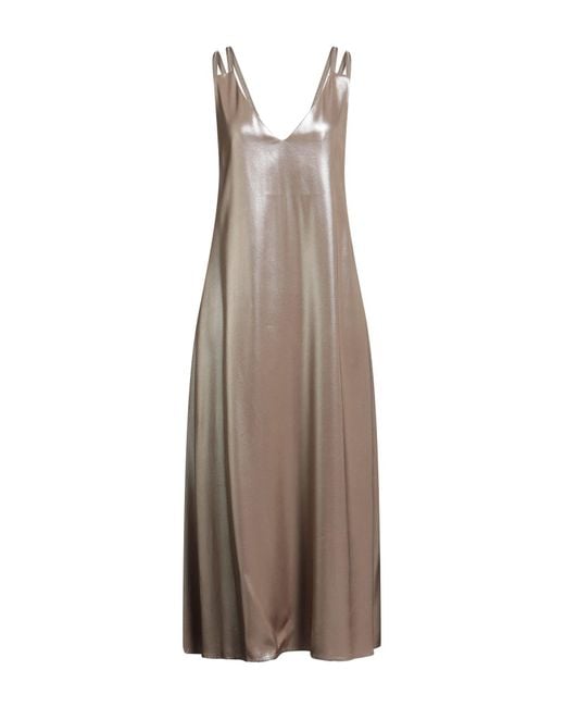 Peserico Brown Maxi Dresses