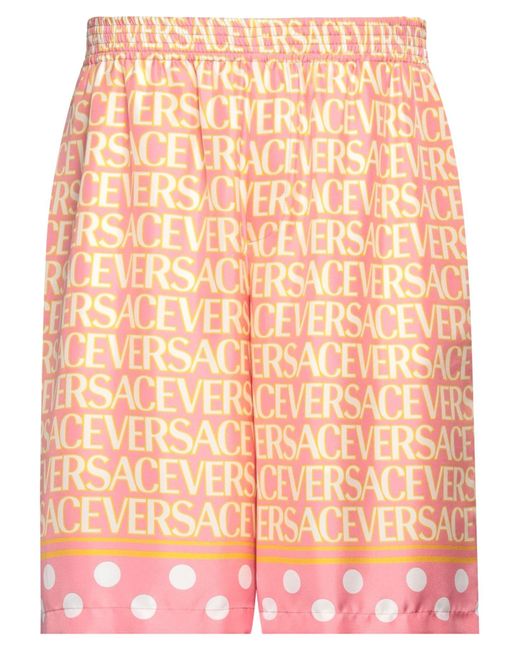 Versace Orange Shorts & Bermuda Shorts for men