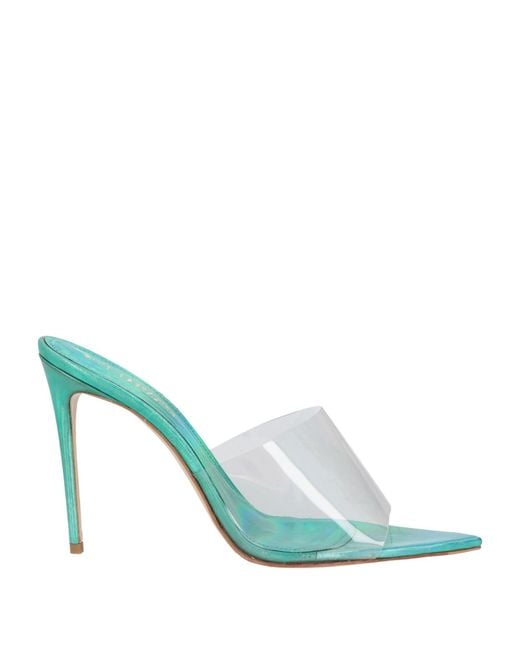Aldo Castagna Green Sandals Leather