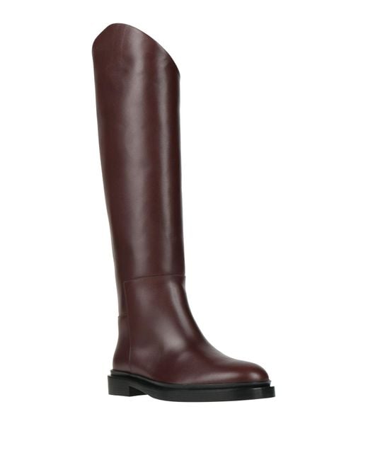Jil Sander Brown Boot