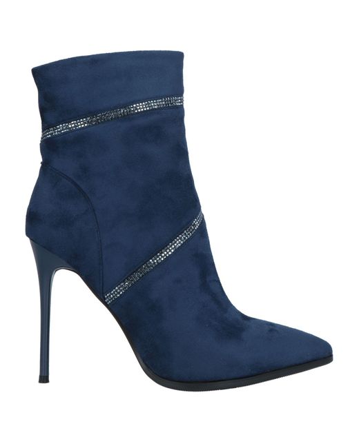 Laura Biagiotti Blue Ankle Boots