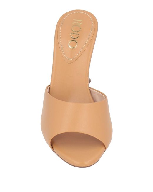 Rodo Natural Sandals Leather