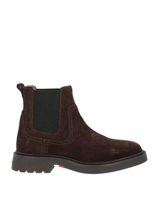 Tommy Hilfiger Brown Ankle Boots for men