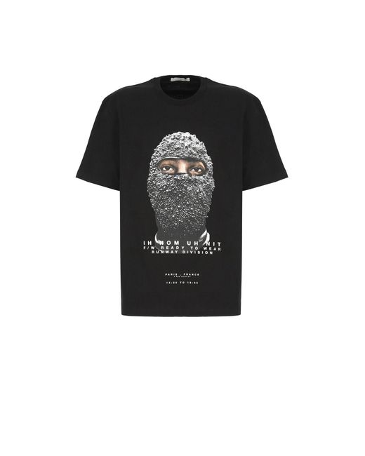 T-shirt di Ih Nom Uh Nit in Black da Uomo
