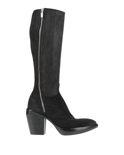 Rocco P Black Boot Leather