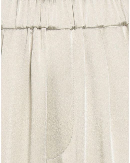 Gauchère White Pants Acetate, Viscose
