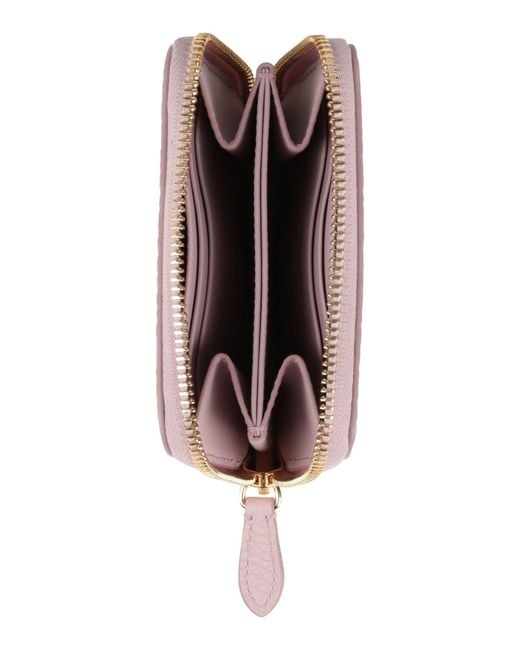 Burberry Pink Wallet Calfskin