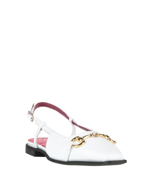 Seboy's White Ballet Flats
