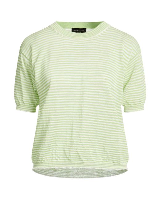 Roberto Collina Green Light Sweater Cotton, Linen, Polyester
