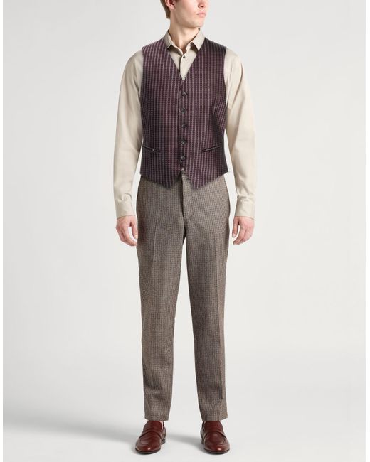 Trussardi Purple Waistcoat for men