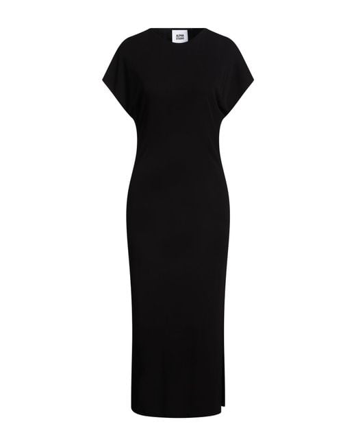 Robe Midi Alpha Studio en coloris Black
